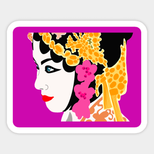 Cantonese Opera Actress #2 Sticker